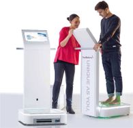 Footbalance Kiosk met patient